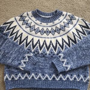 American Eagle Outfitters Snow Stopper Sweater Women's XL Blue